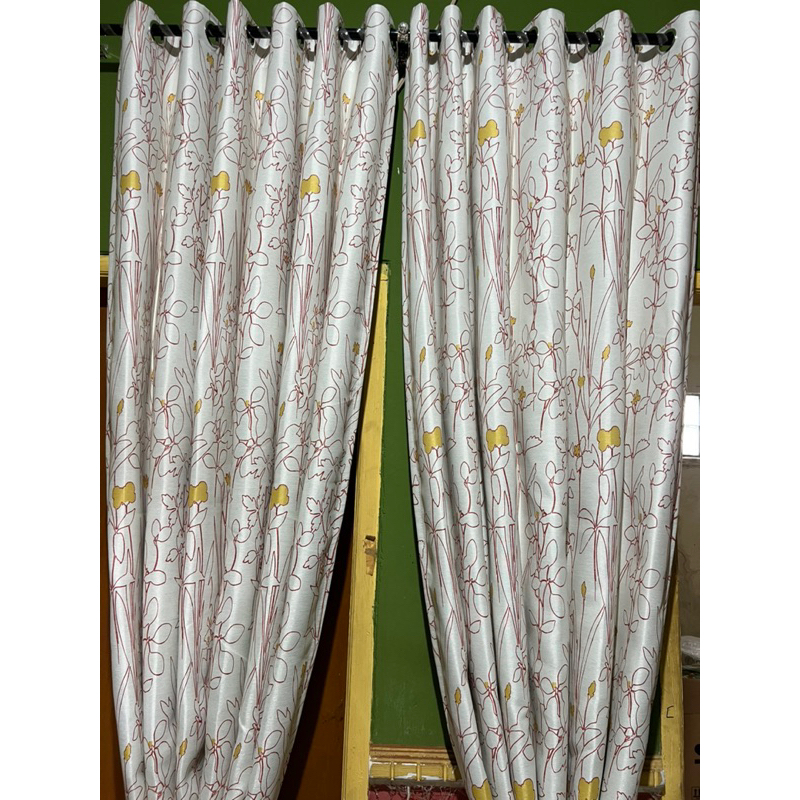 Gorden gordyn blackout terbaru merah putih(new parian