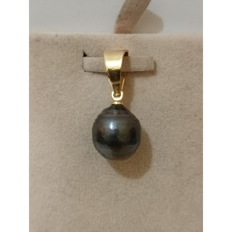 Liontin Mutiara Barok Hitam ( kode H3)