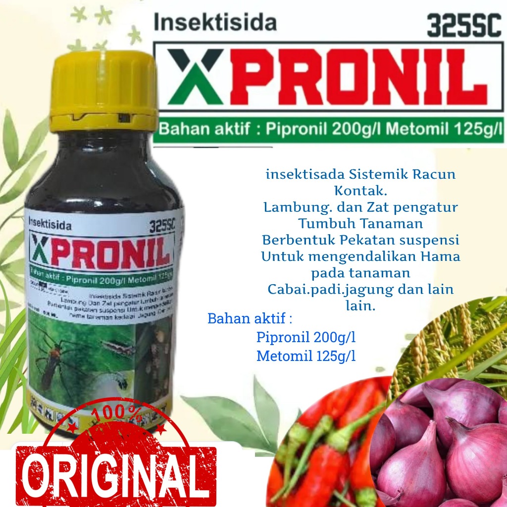 XPRONIL 325sc UNTUK MENGENDALIKAN HAMA TANAMAN OBAT HAMA AMPUH INSEKTISIDA AMPUH MURAH INSEKTISIDA X