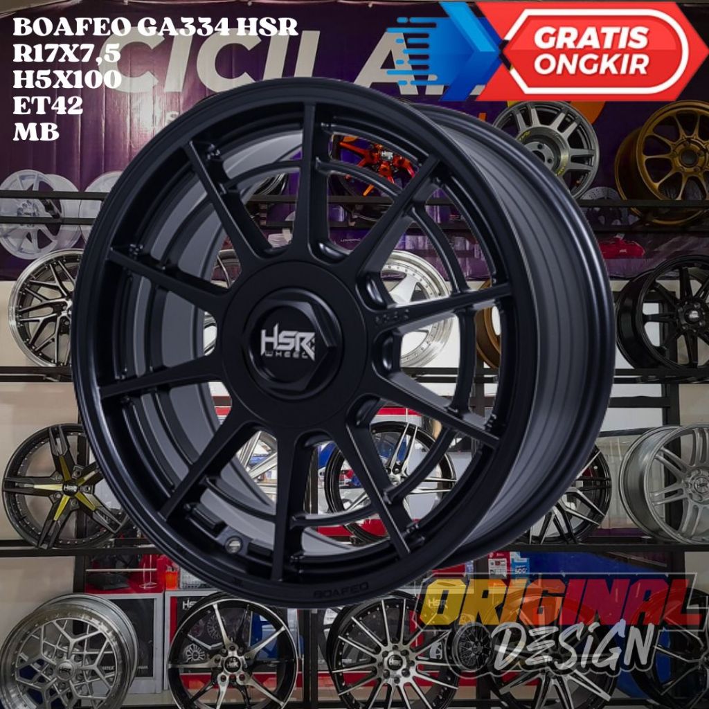 Velg Mobil SIENTA , NEW AVANZA , XENIA , WISH , HSR BOAFEO Ring 17 R17
