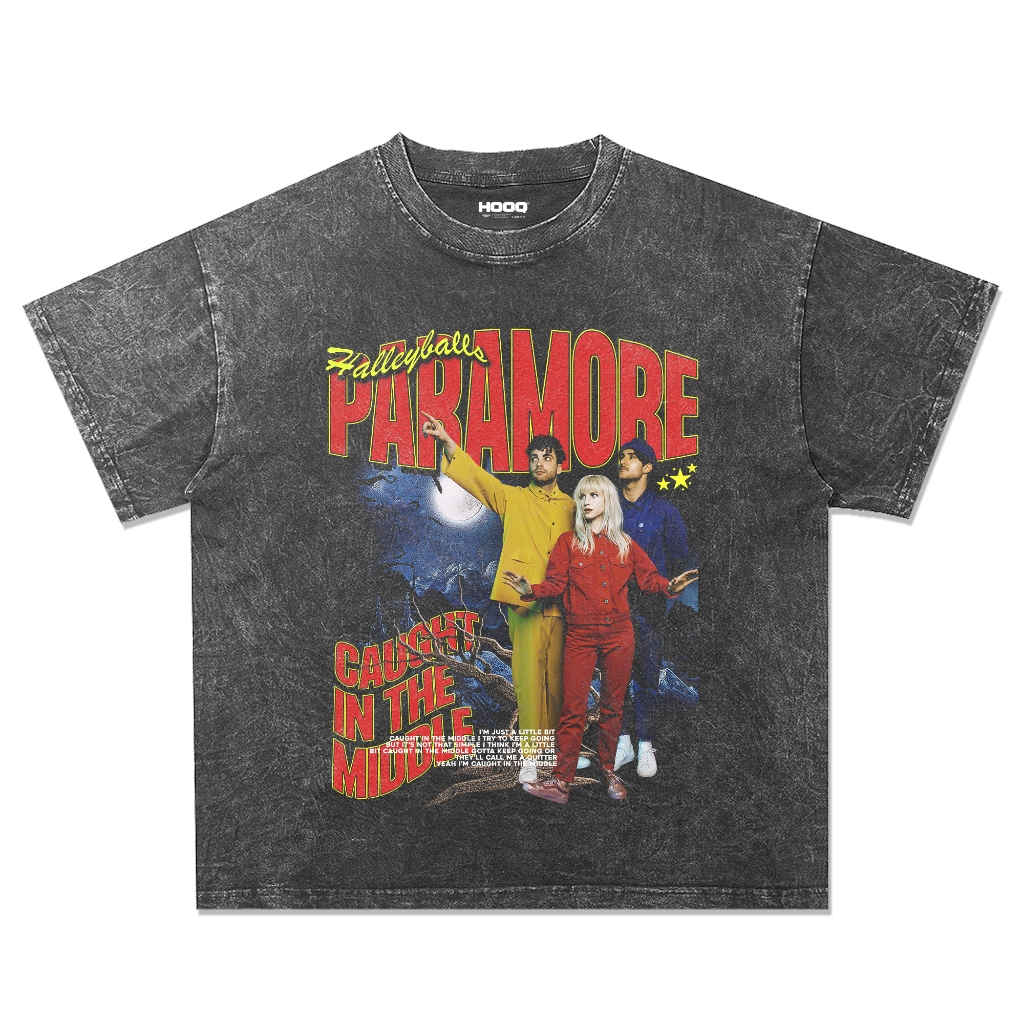 Paramore T-shirt Oversize Washing Stone Wash