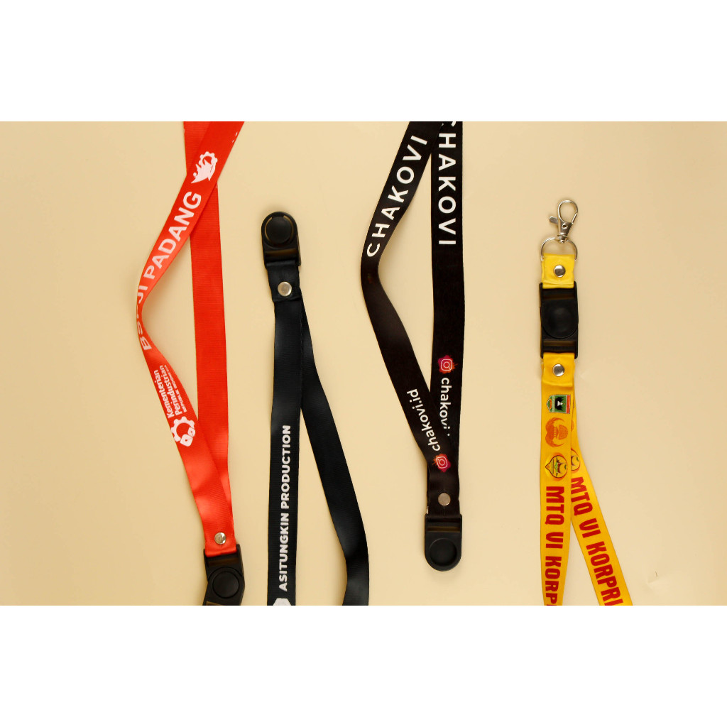 

TALI LANYARD | TALI lanyard printing Custom lebar 2cm | TALI ID CARD