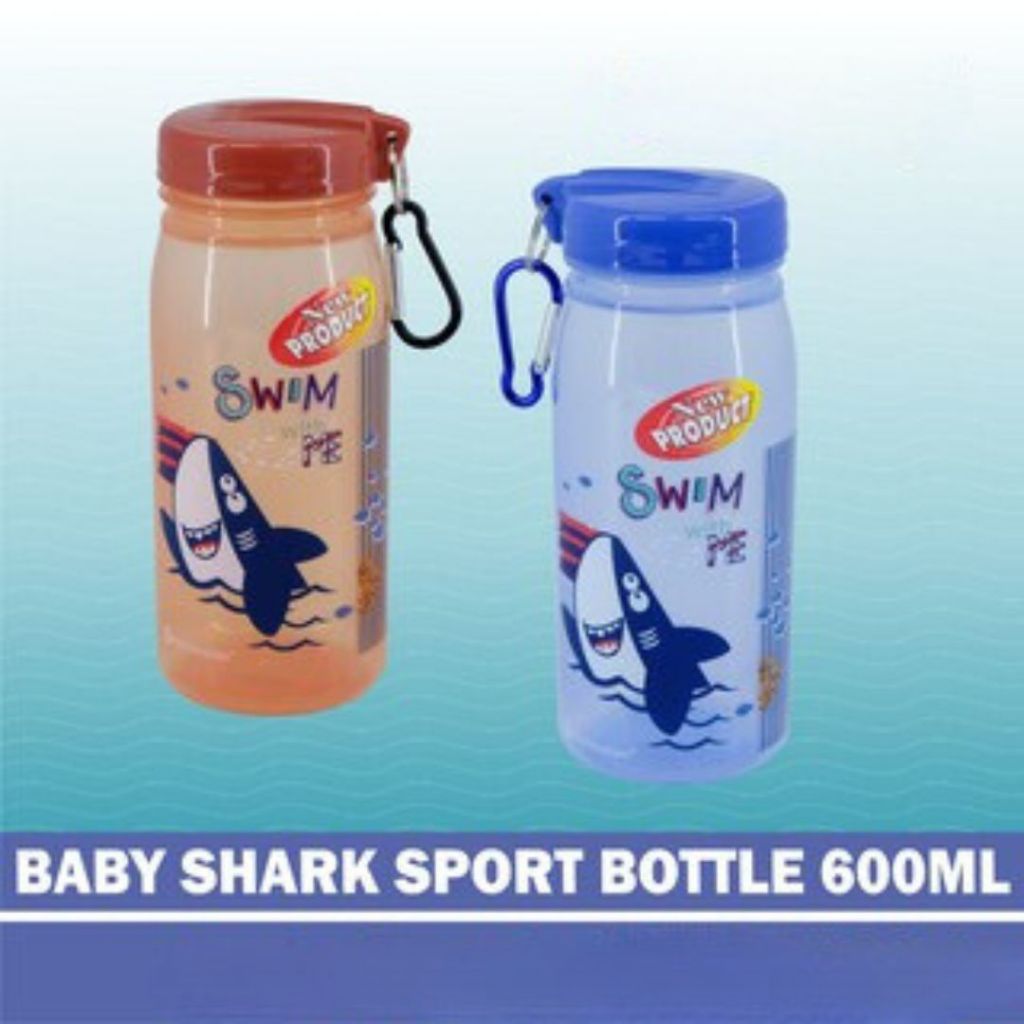 TECHNOPLAST BOTOL MINUM BY SHARK 1L/BABY SHARK BOTTLE SPORT