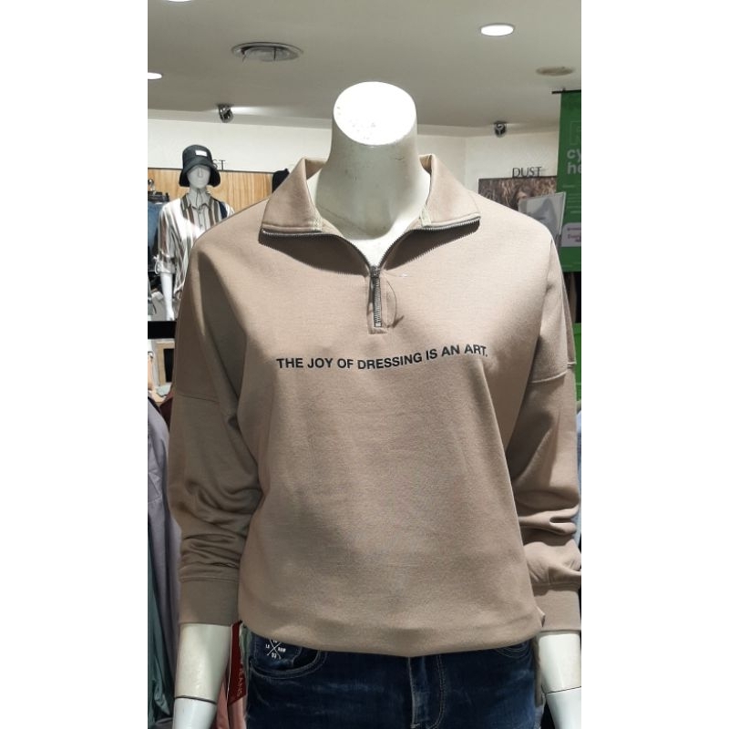 sweater wanita logo jeans original new arrival