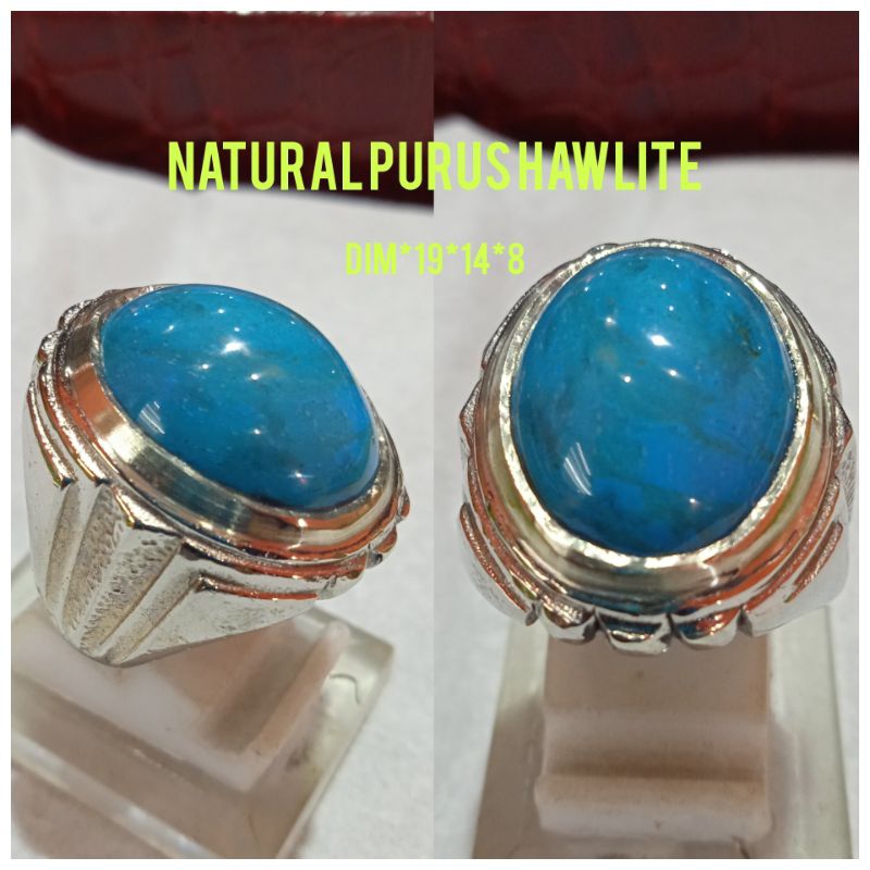 NATURAL BATU AKIK PIRUS URAT BIRU