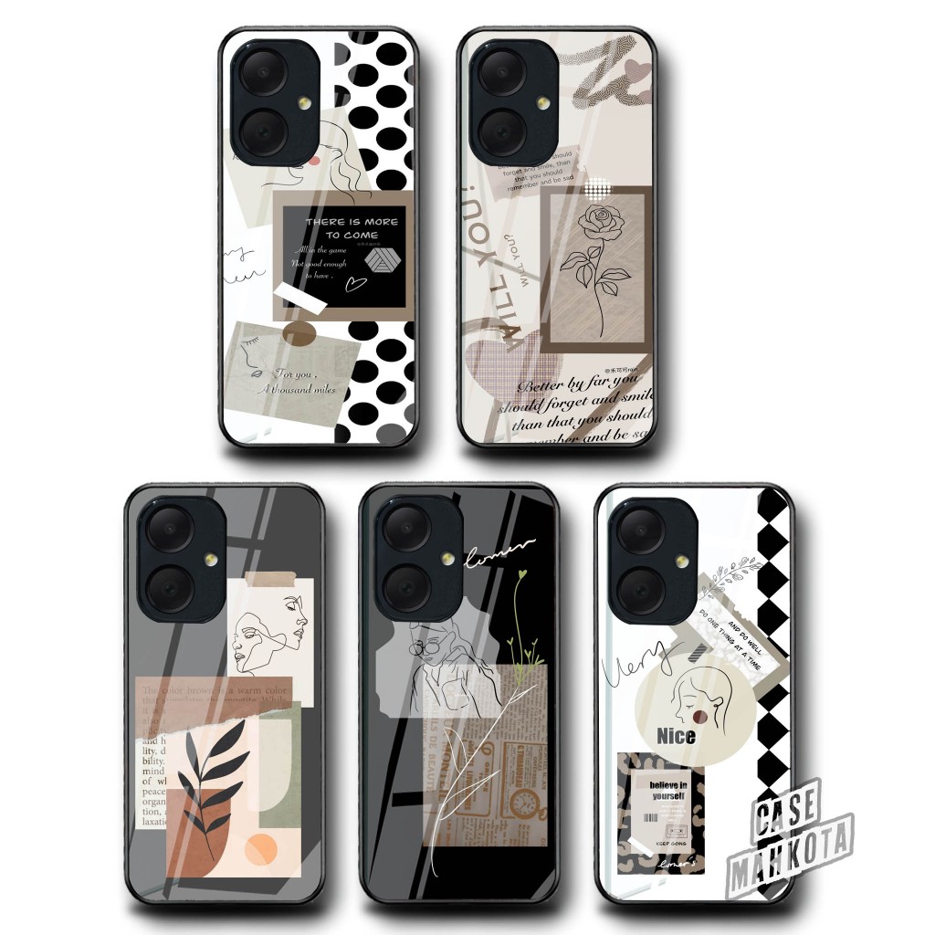 Case Kaca Samsung A05 A05s - Casing Hp Samsung A05 A05s - Softcase Kaca Glossy Samsung AO5 A05s - Ca