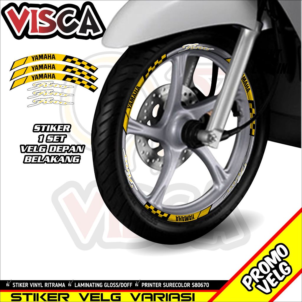 Stiker Velg Fino List Velg Motor Stiker Velg Ring 17 Fino Motif Flag