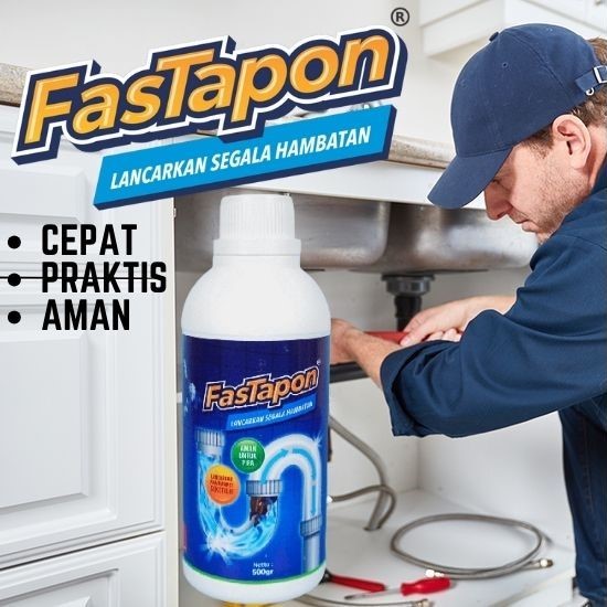 Fastapon Obat Anti Sumbat WC Saluran Air Mampet Ampuh