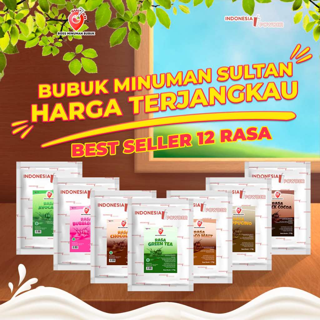 [SERIES] SUL7AN Bubuk Minuman Mix Gula Aneka Rasa Instant Powder Drink Sultan 1 Kg Omura Powder