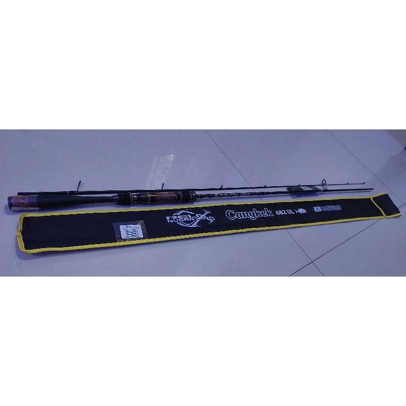 Joran Relix Nusantara Cangkek KR 682 UL Limited Edition + Bonus Top Section/Sambungan Atas (Ring Fuj