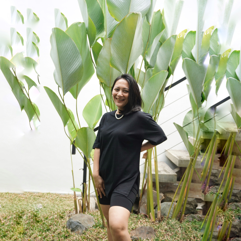 KAOS OVERSIZED DAILY TOP JUMBO POLOS  COTTON COMBED 30S / KAOS WANITA / BASIC TOP