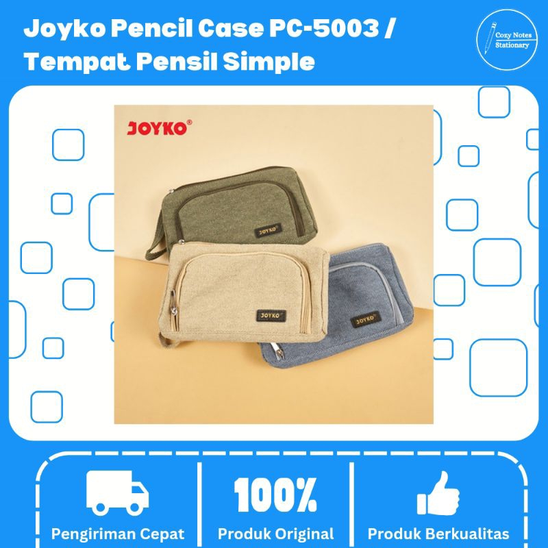 

Joyko Pencil Case PC-5003 / Tempat Pensil Simple - Tempat Pensil Joyko - Joyko Pencil Case - Tempat Pensil Serbaguna