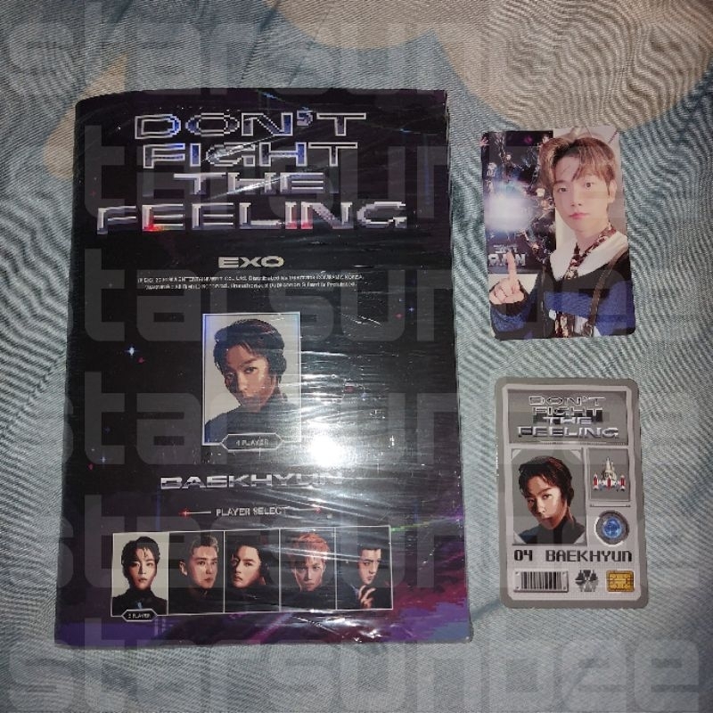 Album EXO Don't Fight The Feeling Expansion Ver + Pc Baekhyun