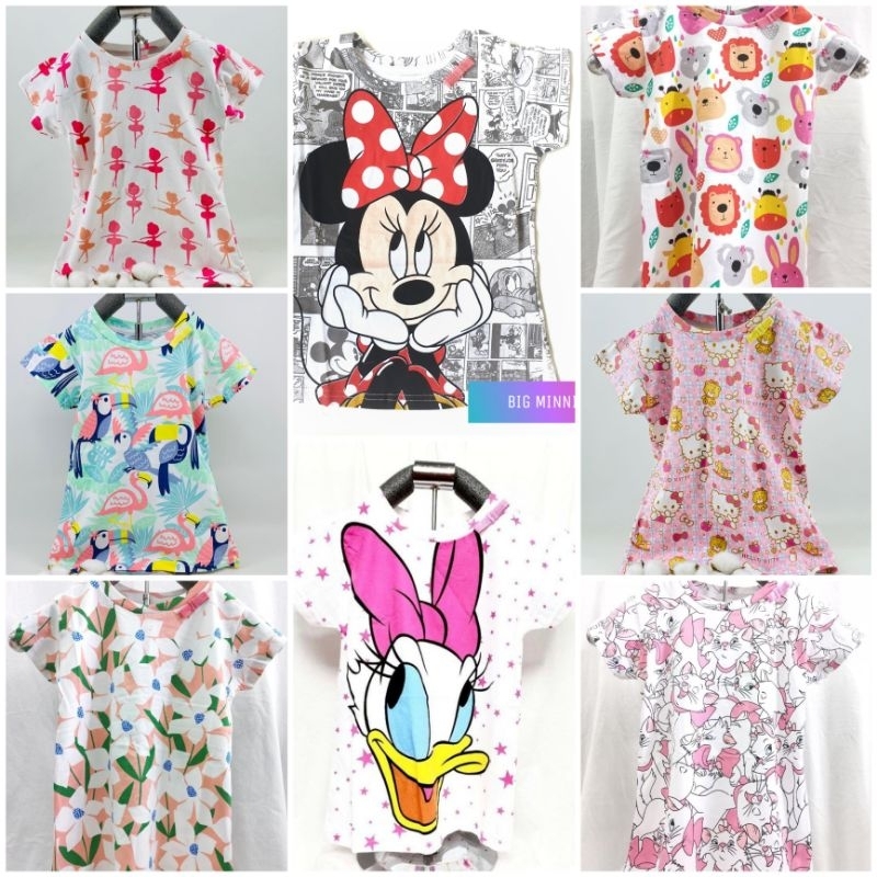 Kaos Anak Perempuan Print Tee Loopie Kids