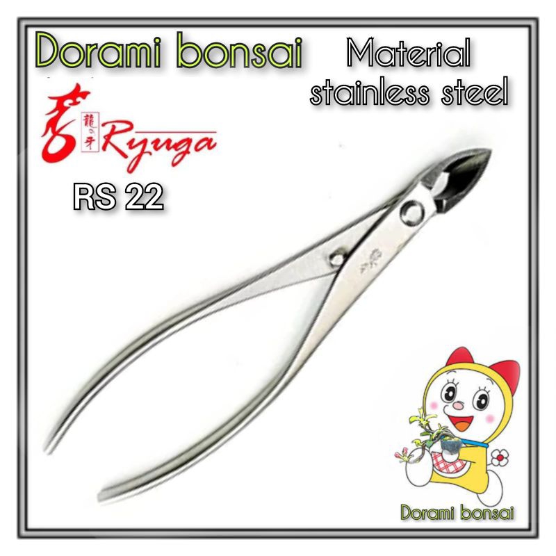 RYUGA RS 22 catok krekut bonsai miring lurus STAINLES