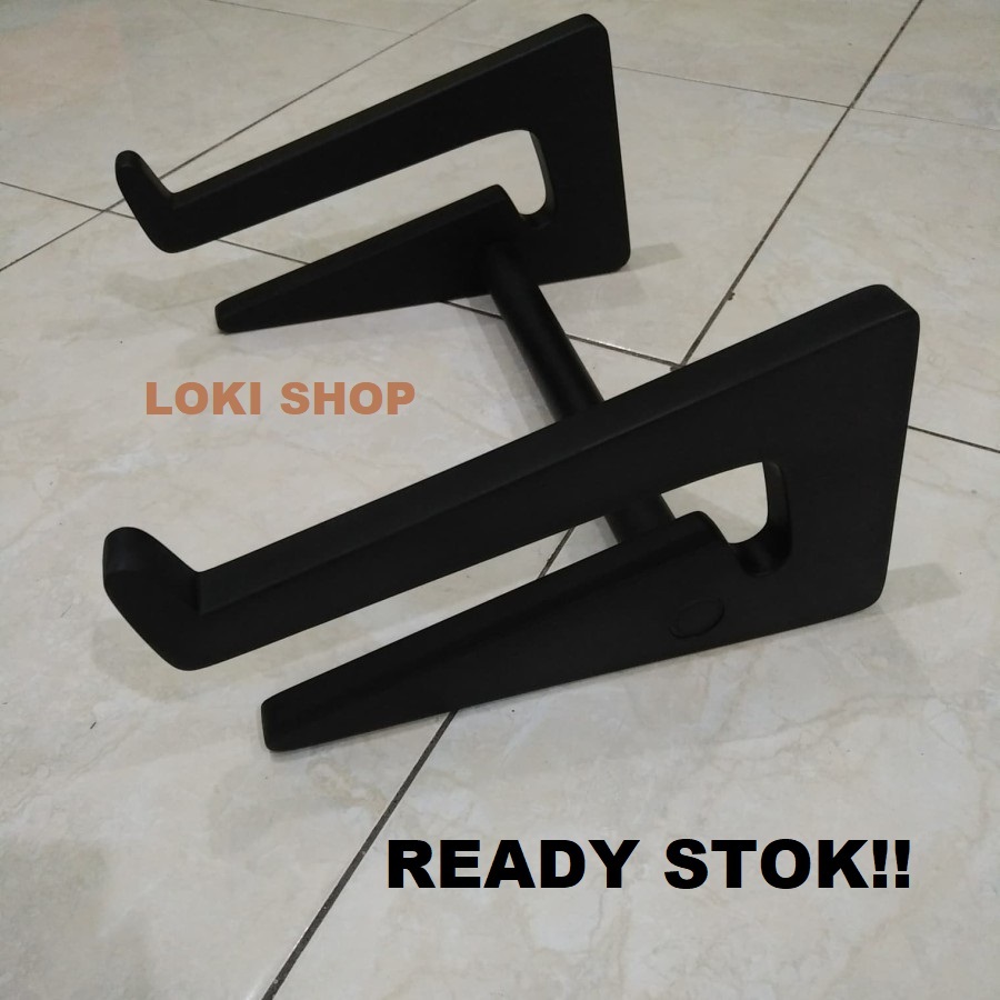 Stand laptop kayu / Alas laptop portable / Laptop holder / Meja laptop
