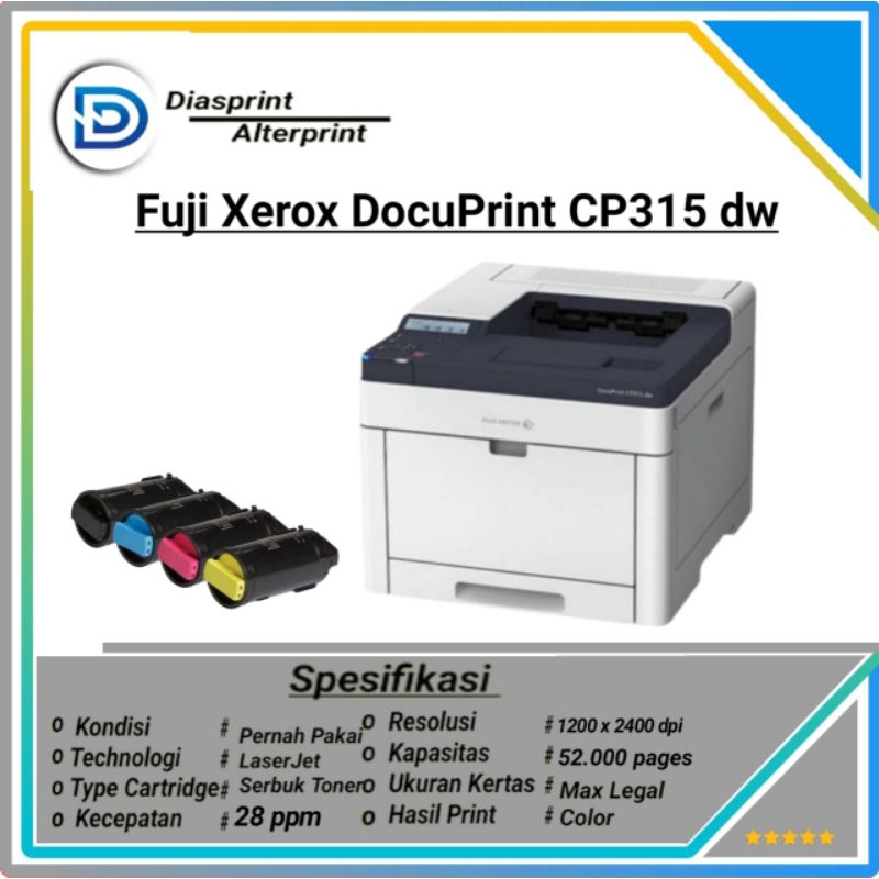 Printer Colour Fuji Xerox DocuPrint CP315dw 