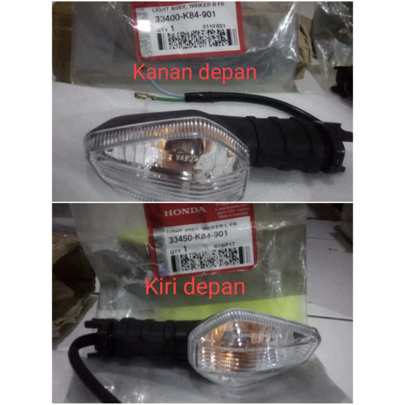 Lampu Sein Depan CRF 150L original
