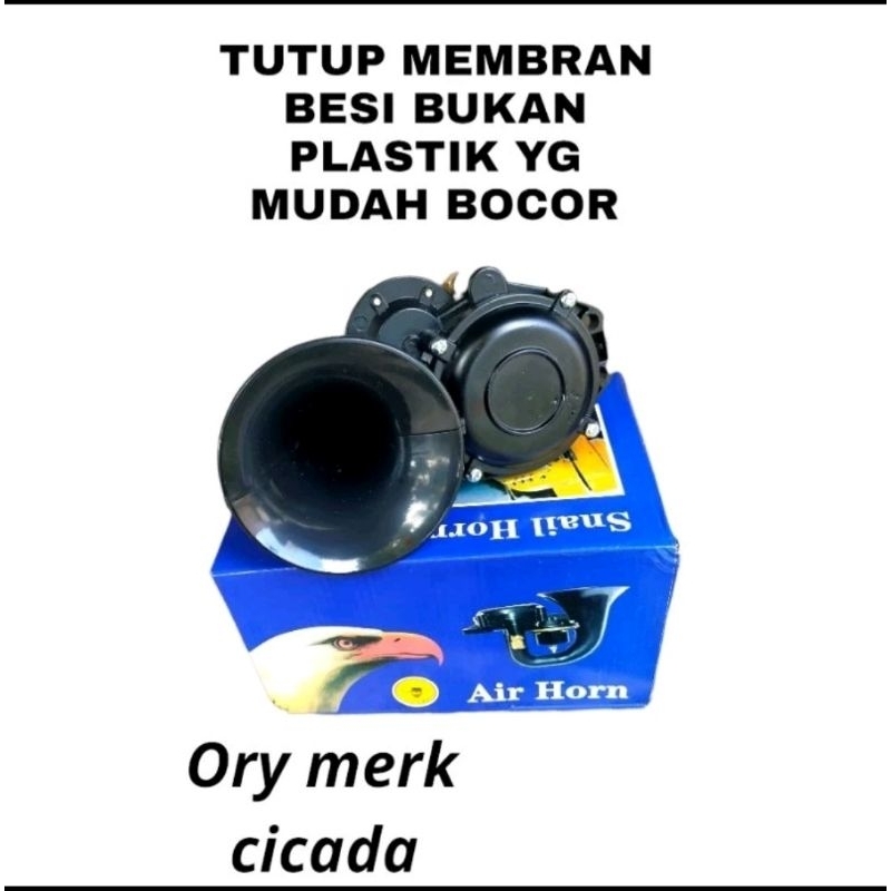 KLAKSON SCANIA VOLVO / KLAKSON KEONG ANGIN 12V/24V UNTUK MOBIL,TRUCK & BUS