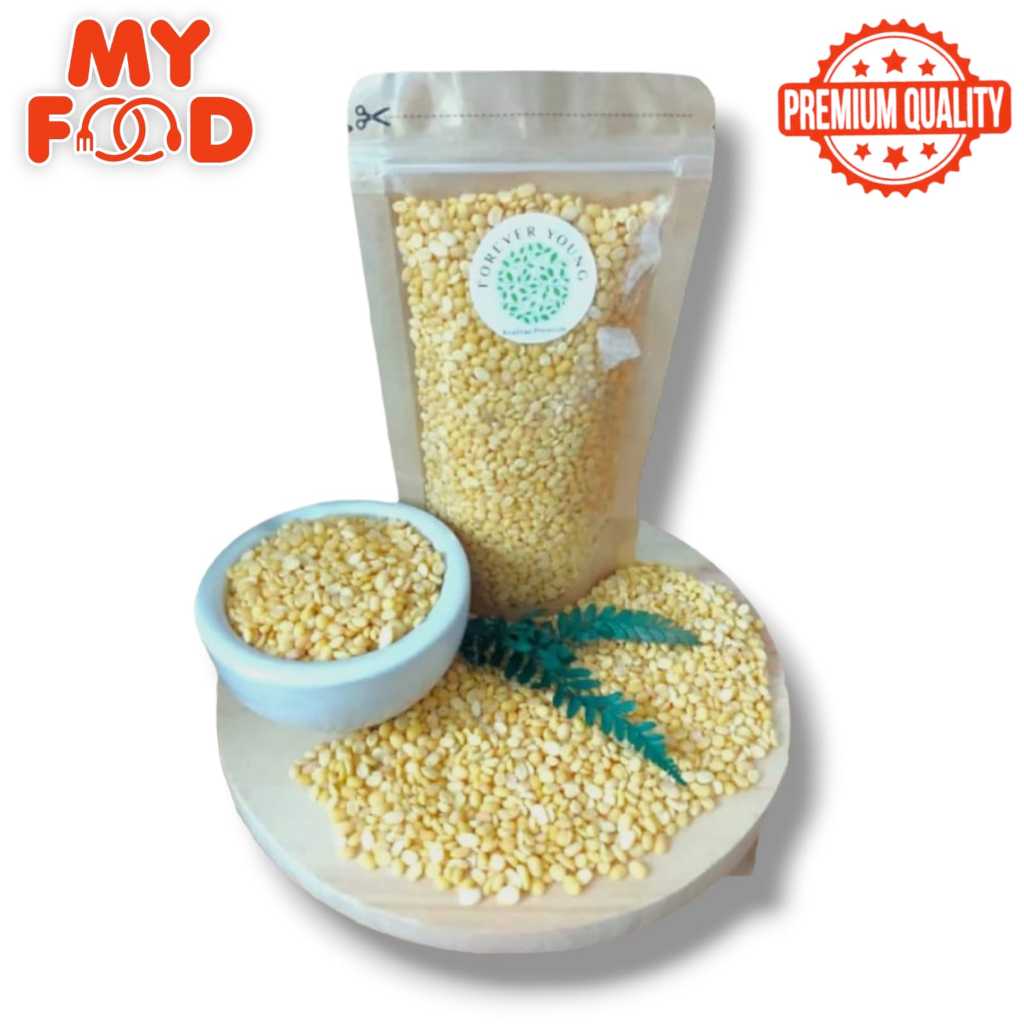 

[Myfoodofficial] - Superfood Kacang Hijau Kupas Organic Hulled Mung Bean Kacang Ijo Kupas Kualitas Premium