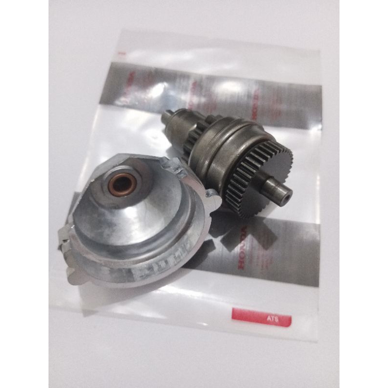 Granat Stater Set Vario Karbu Beat Karbu Spacy karbu Beat Fi Gigi Pinion Stater Gear Assy Granat Hon