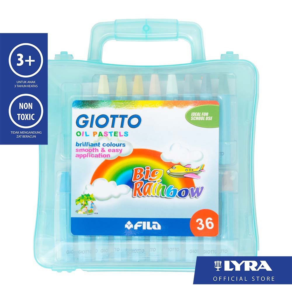 

Giotto Oil Pastels Case 36 Colours # 293300
