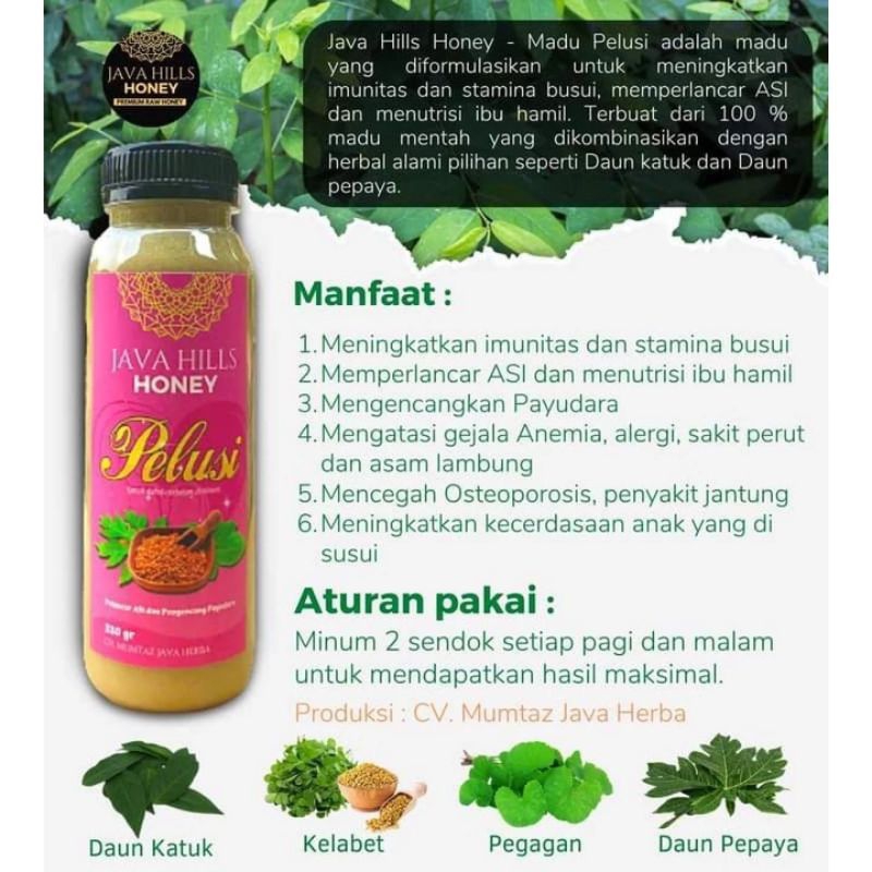 

PELUSI Java Hills Honey untuk ASI