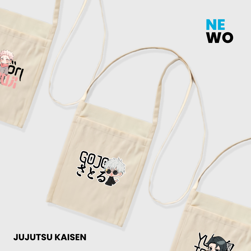 Tas Slempang Character "JUJUTSU KAISEN" Terbaru Itadori Yuuji Gojo