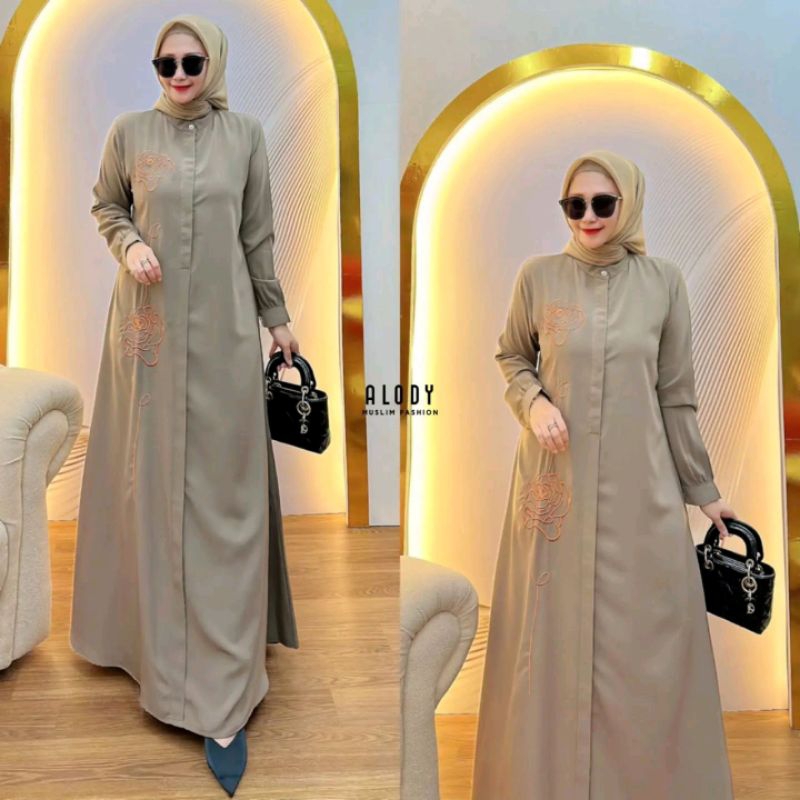 ALODY VIOLA DRESS GAMIS WANITA BY ALODY