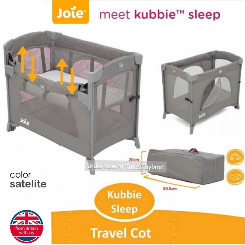 Box Bayi Joie Meet Kubbie Sleep Travel Cot Baby Box Tempat Tidur Bayi bisa Lipat ada Tas Traveling b