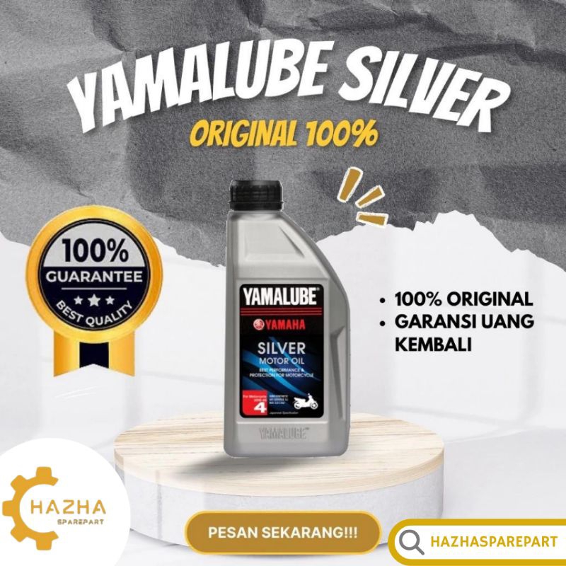 100% ORI OLI MOTOR BEBEK YAMAHA YAMALUBE SILVER SAE 20W-40 API SJ ISI 800 ML ORIGINAL