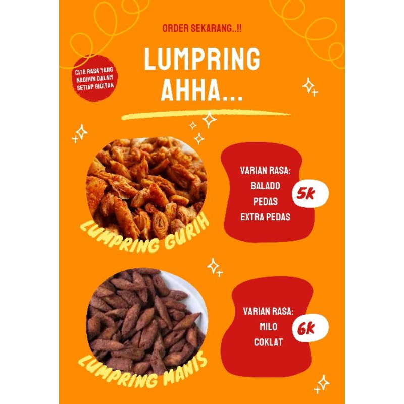 

LUMPRING BALADO ukuran 100gr