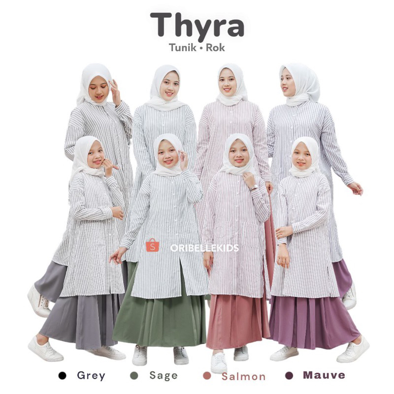 arisha by Oribelle/one set /stelan anak perempuan /setelan muslim anak perempuan /baju anak tanggung