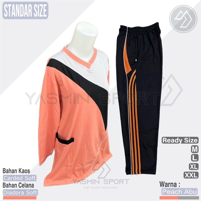 Setelan Olahraga tunik Wanita Muslimah / 1Stel Baju Olahraga Senam / Oneset Seragam Olahraga wanita