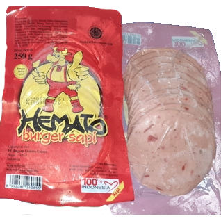 

Hemato Burger Sapi 10s 250gr