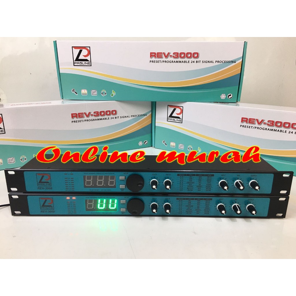 Efek Vokal Pasline Reverb 3000 / REV3000 / Rev 3000 Effect Vocal
