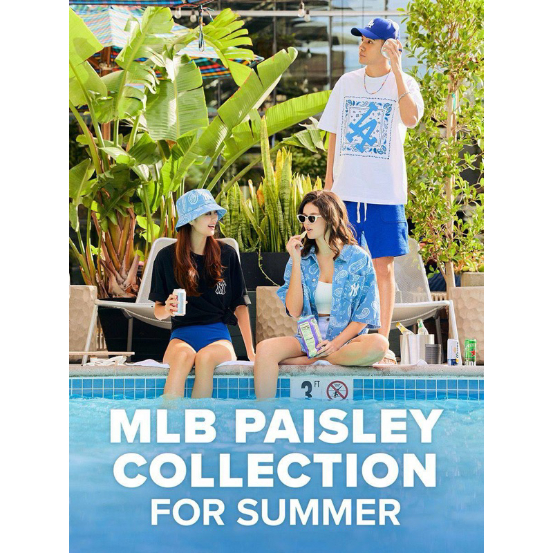 branded tshirt unisex oversized  korea mlb