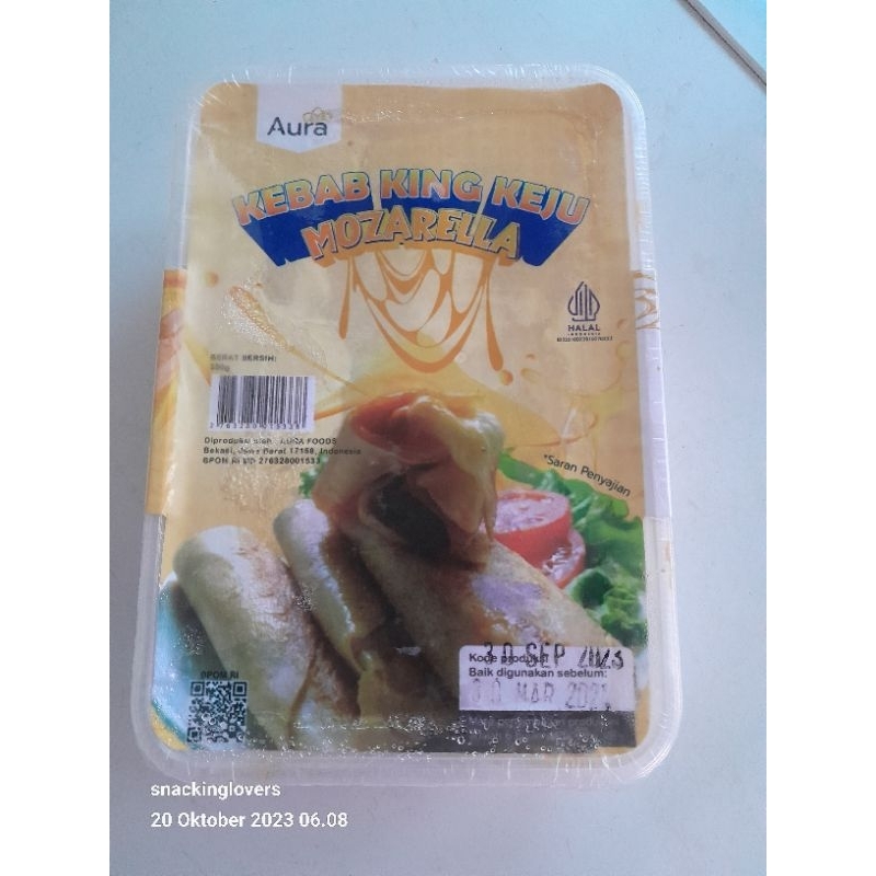 

KEBAB KING KEJU MOZARELLA ISI 8