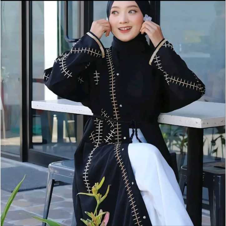 ABAYA PALING BEST SELLER-abaya turkey remaja dan anak-baju jubah jumbo-gamis wanita kekinian-savina 