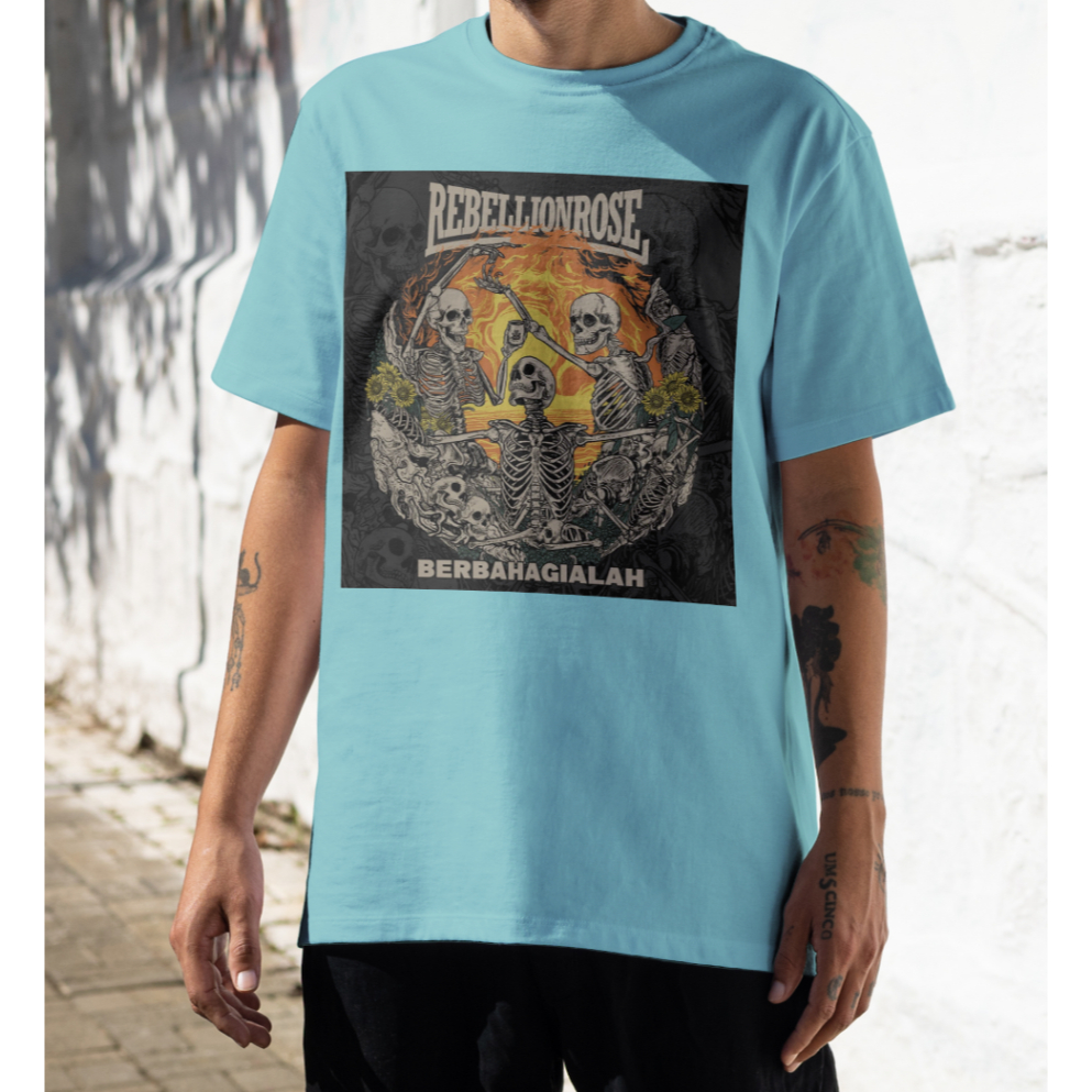 Kaos Band Rebellion Rose - Berbahagialah