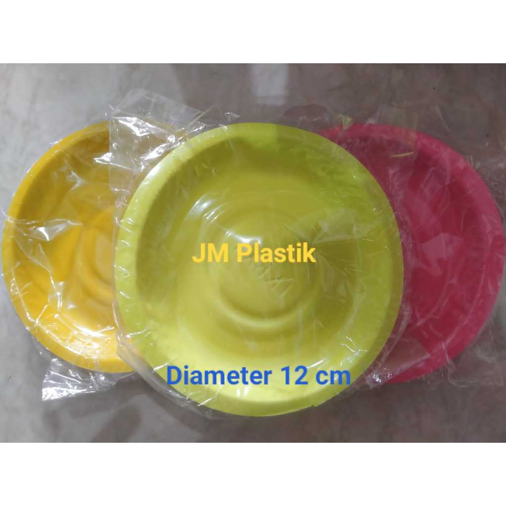 PIRING KUE  KECIL / PIRING PLASTIK KUE DIAMETER 12 cm /  PIRING MIKA KUE MURAH