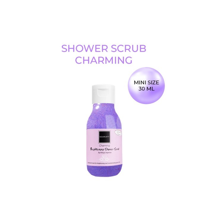 SCARLETT Whitening Mini Shower Scrub - Mini Lotion 30ml