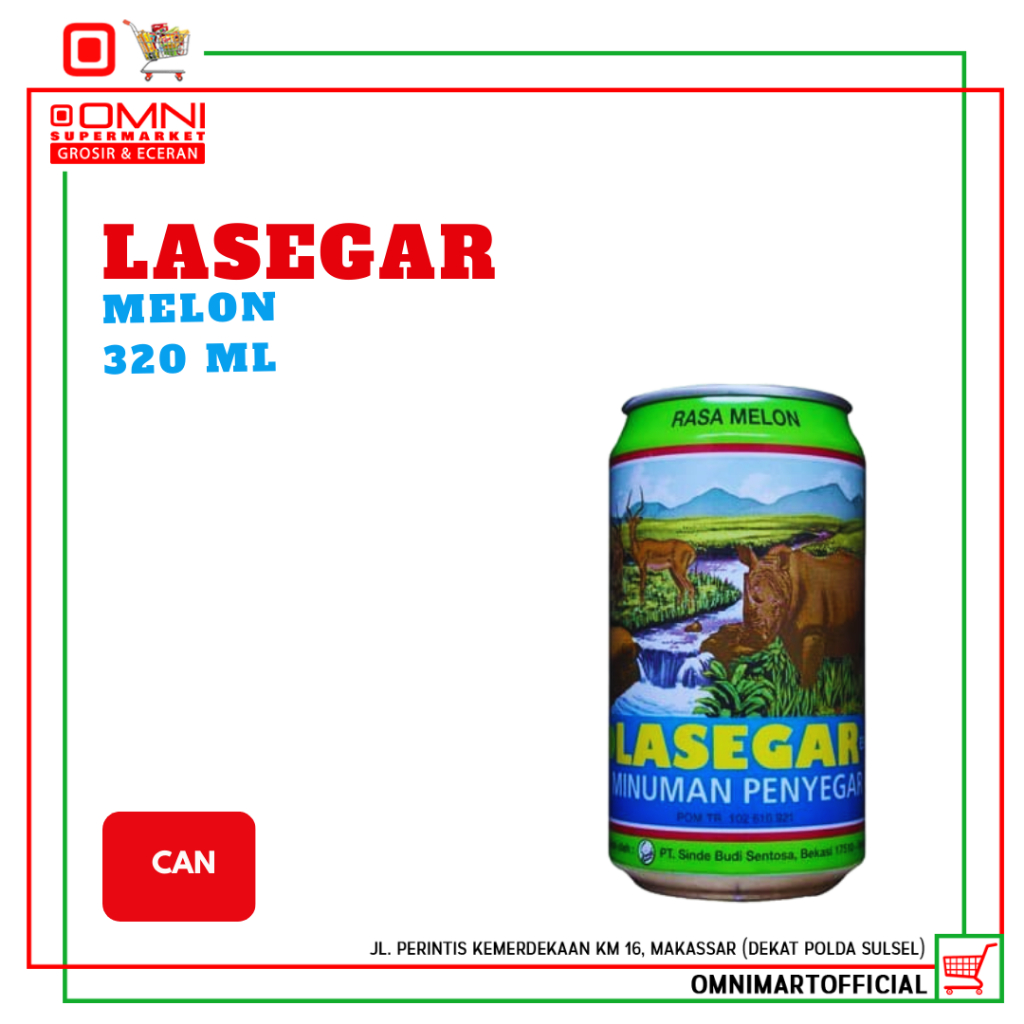 

Lasegar Melon Can Kaleng 320 Ml Larutan Penyegar