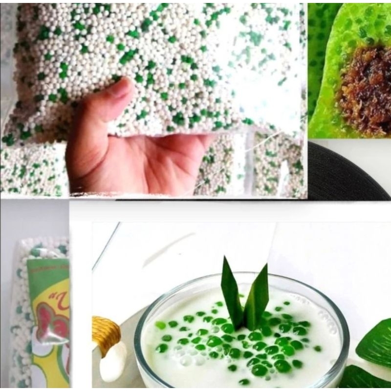 

Sagu Mutiara Hijau SUPER Kemasan 200 gr | Untuk Aneka Jajanan Enak