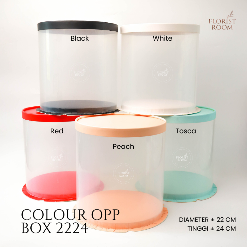 

Colour Opp Box 2224 - Box kado - Box Bunga - Box Kue