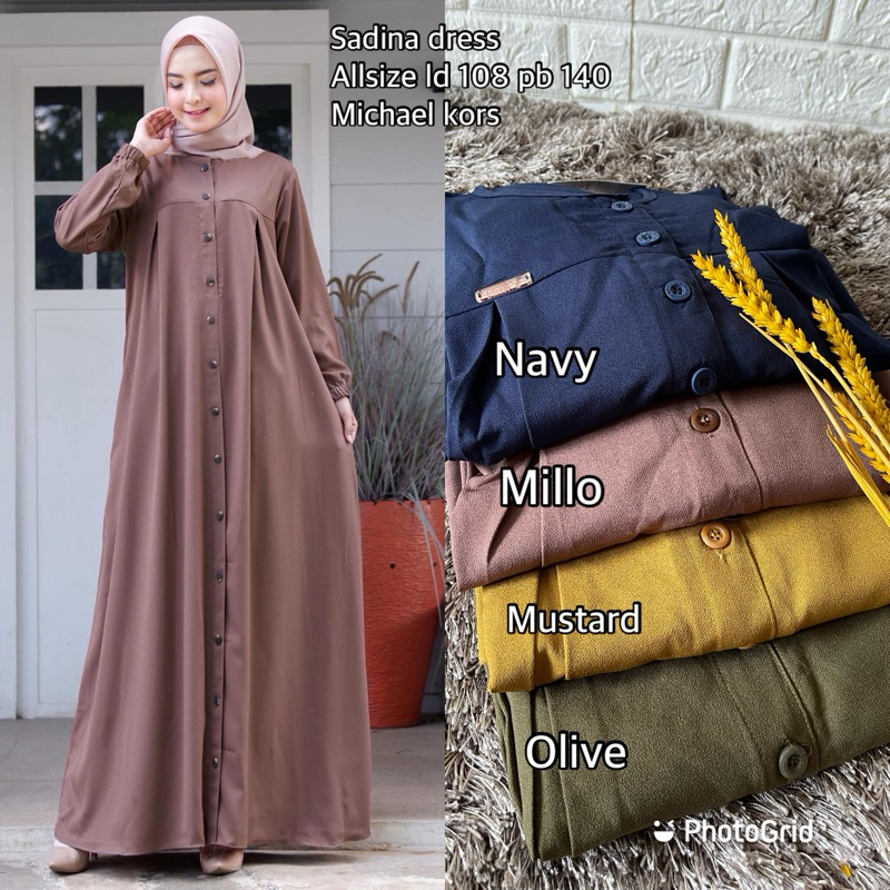 Olivia MJ Sabina Dress Premium Gamis Wanita