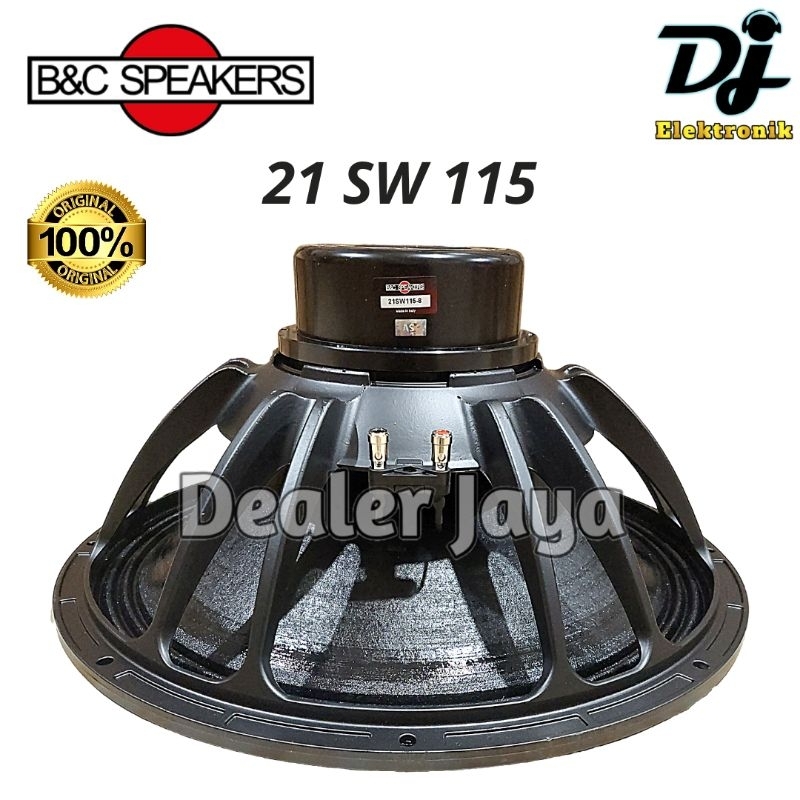 Speaker Komponen B&C 21 SW 115 / 21SW115 - 21 inch (ORIGINAL ITALY)
