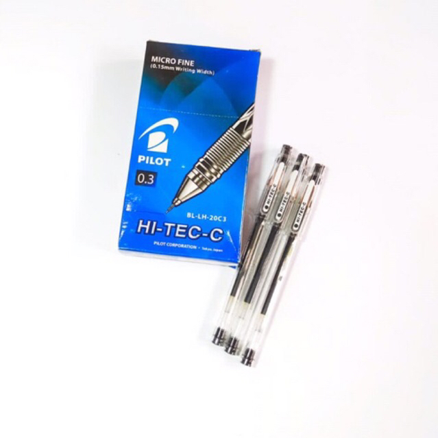 

(1BIJI) Pen / Pulpen Pilot Hitec Hi-Tec-C Hi tec-C 0.3mm / Bolpen bolpoin hitec Pilot / Hightech Pilot 0.3mm