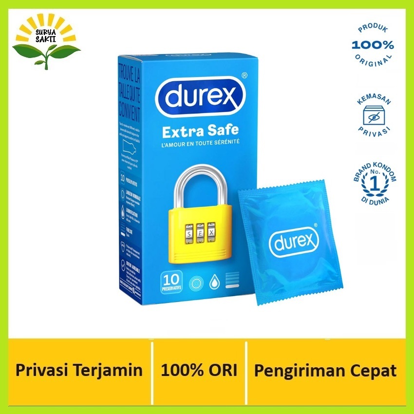 Kondom Durex Extra Safe - Isi 12