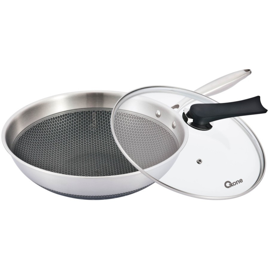 OXONE HoneyComb Wajan Pan Anti Lengket Stainless Steel
